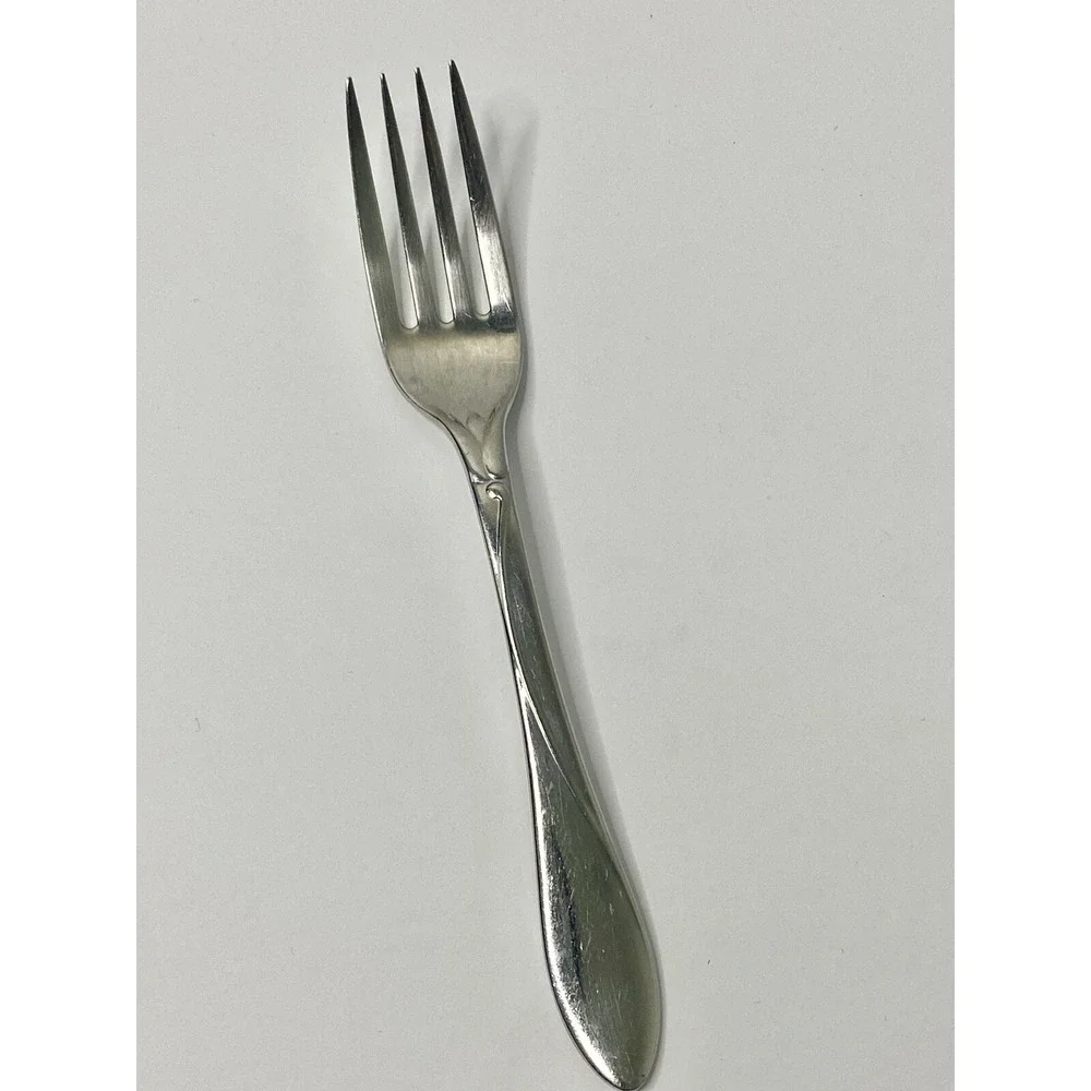 Yamazaki Raceme Japan Stainless Steel Flatware Salad Forks Lot Of 2 Silver